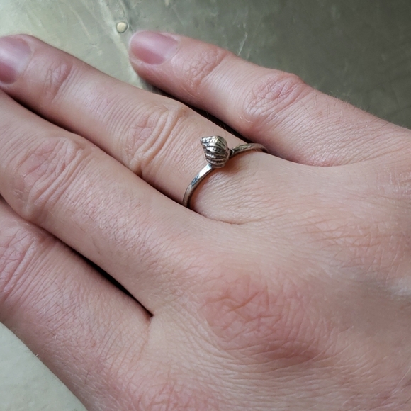 Verameat Shell Ring in Sterling Silver 🐚 - Picture 3 of 6